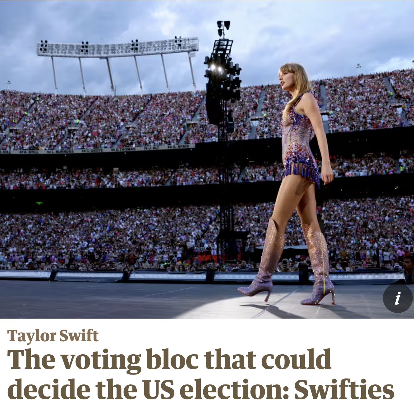 best eras tour - Taylor Swift The voting bloc that could decide the Us election Swifties i